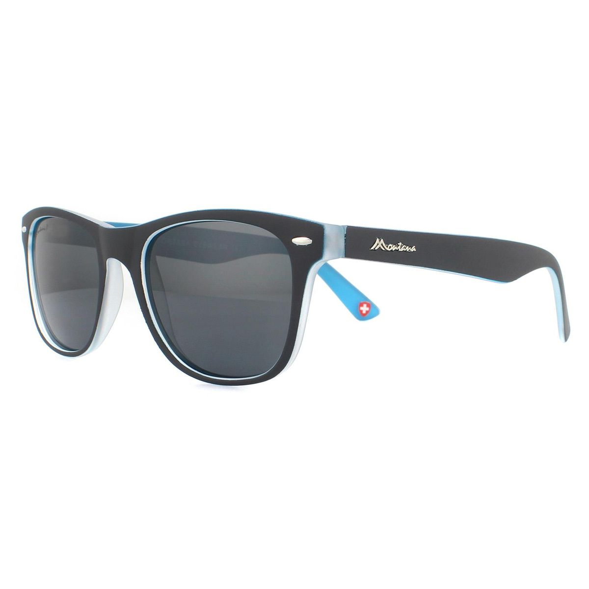 Matte polarisierte rechteckige Sonnenbrille
