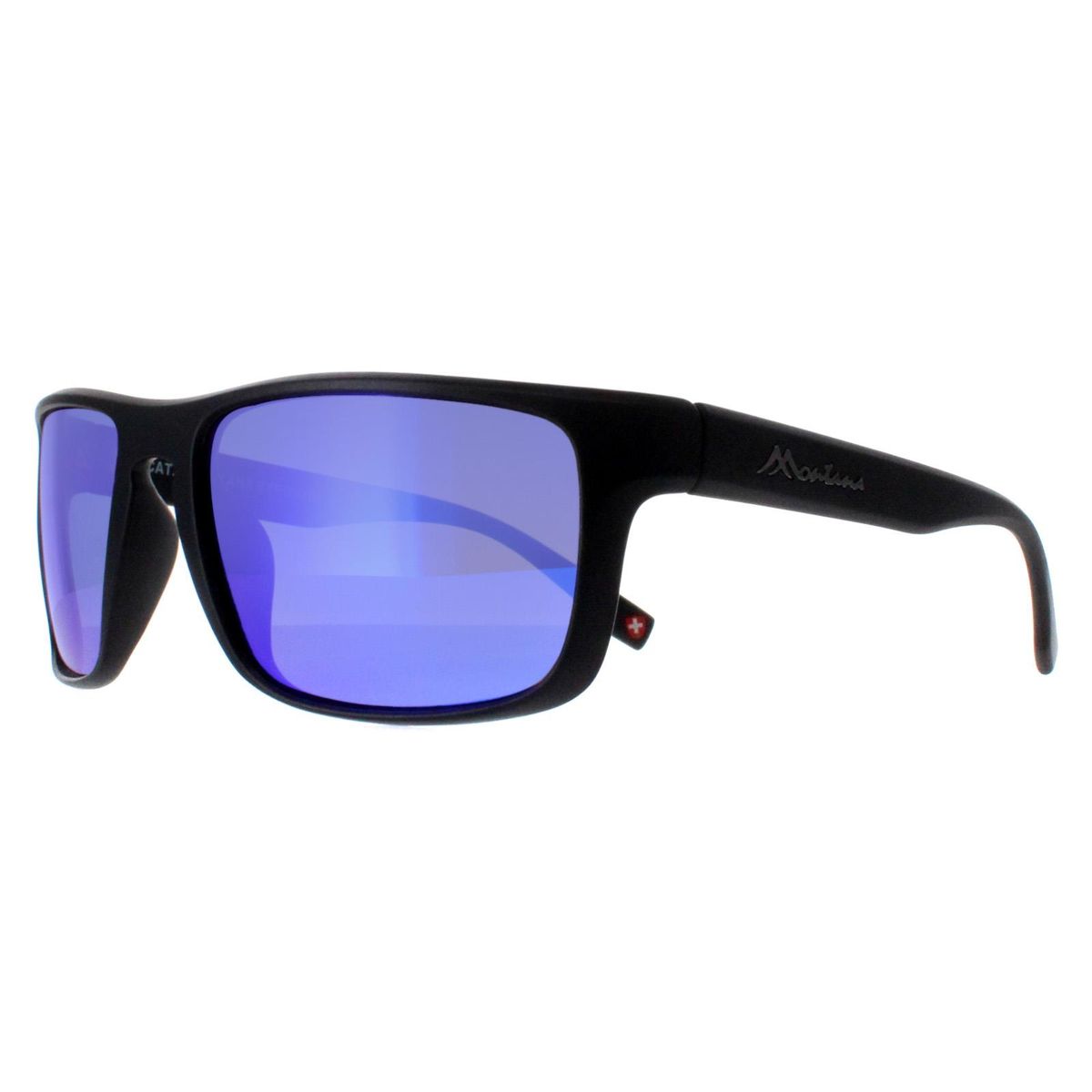 Polarisierte verspiegelte rechteckige Sonnenbrille