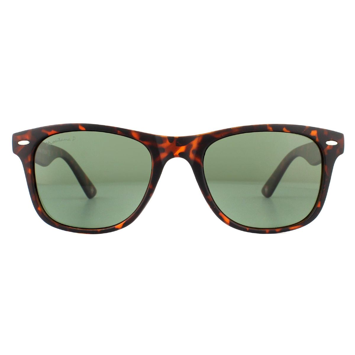 Klassische Matte Sonnenbrille in Schildpatt-Optik