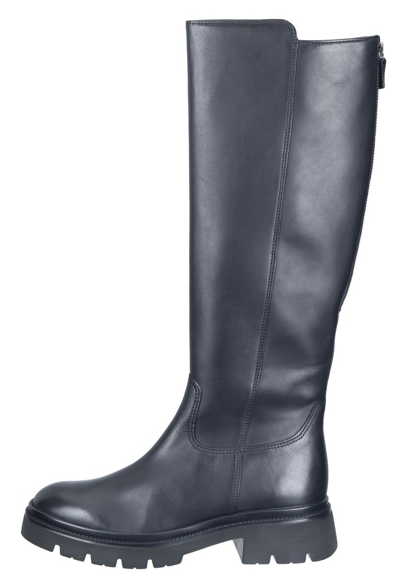 Klassische Leder Kniehohe Stiefel