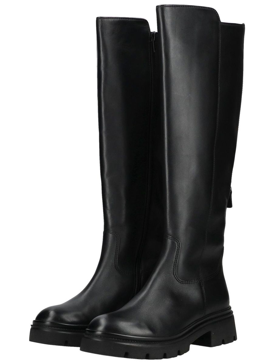 Klassische Leder Kniehohe Stiefel