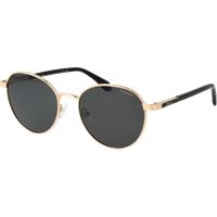 Klassische Runde Gold-Metall-Sonnenbrille