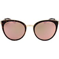 Cat-Eye Sonnenbrille mit verspiegelten Gläsern