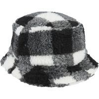 Karierter Sherpa-Fleece Anglerhut