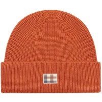 Beanie-Mütze aus Rippstrick-Wollmischung