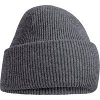 Klassische Gerippte Beanie mit Umschlag