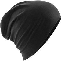 Weiche Baumwoll-Beanie im Slouchy-Style