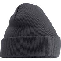Klassische Strickmütze mit Umschlag