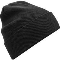 Klassische gerippte Bio-Baumwoll-Beanie