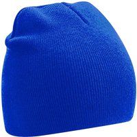 Klassische gerippte Strickmütze