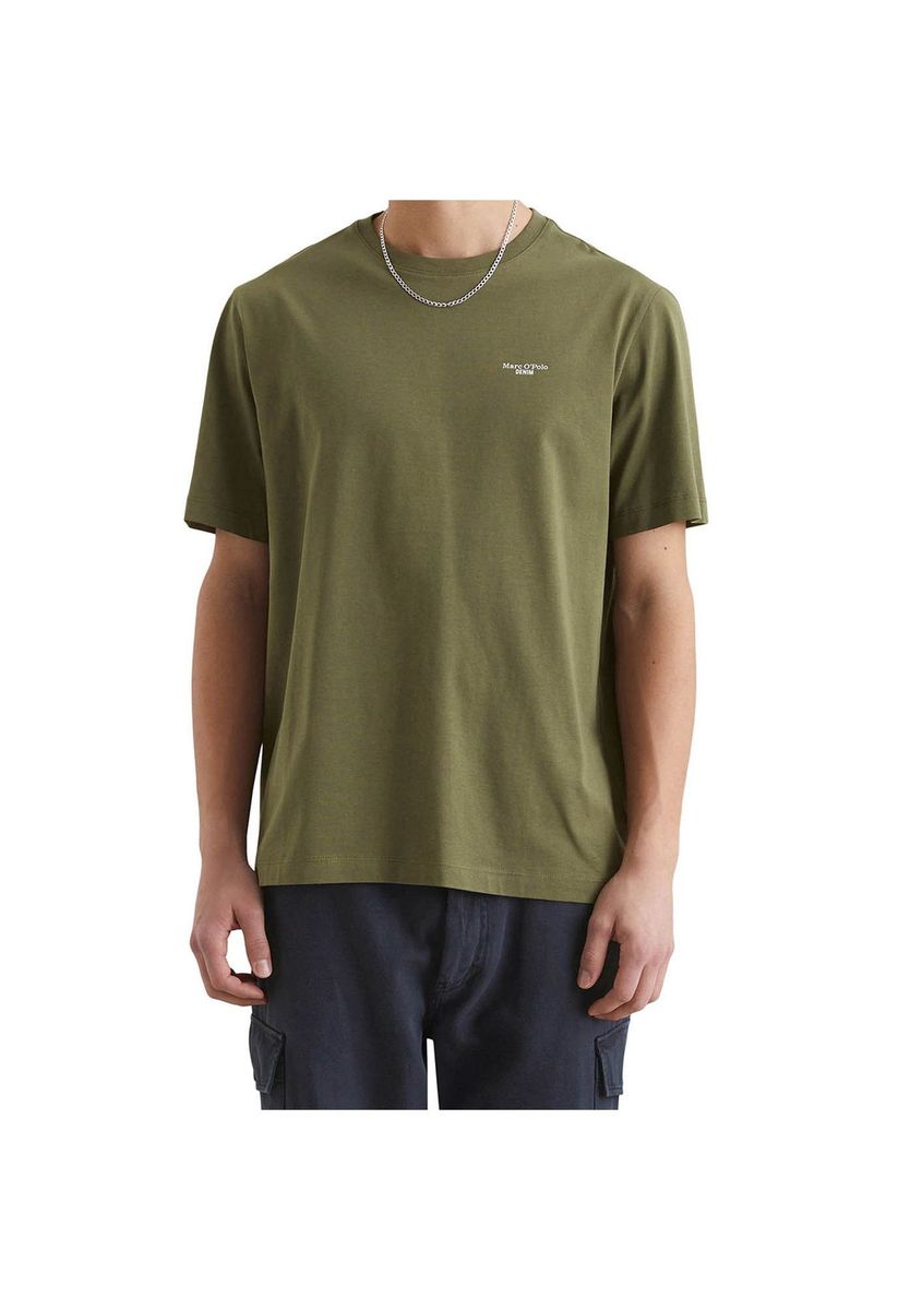 Marc O'Polo DENIM T-Shirt, Baumwolle, Regular-Fit, für Herren, grün, S
