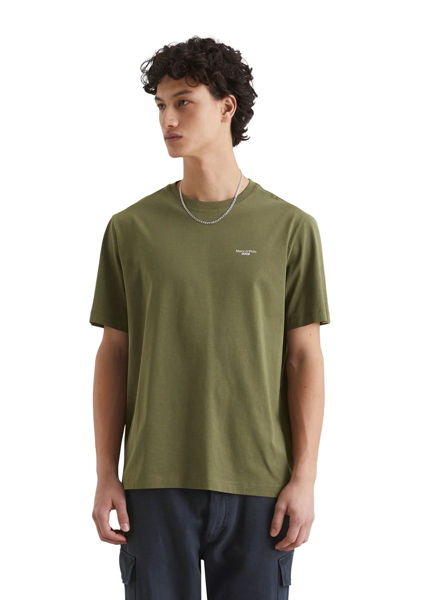 Marc O'Polo DENIM T-Shirt, Baumwolle, Regular-Fit, für Herren, grün, S