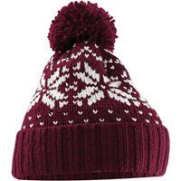 Snowstar Fair Isle Bommelmütze