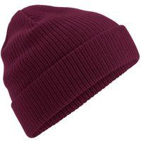 Beanie aus Bio-Baumwolle mit Rippstrick