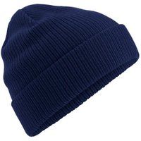 Gerippte Beanie aus Bio-Baumwolle