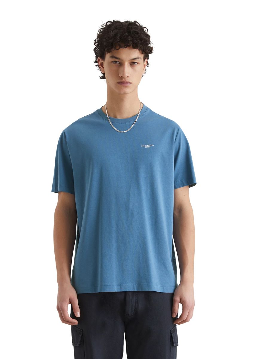 Marc O'Polo DENIM T-Shirt, Baumwolle, Regular-Fit, für Herren, blau, S