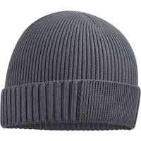 Gerippte Beanie aus Bio-Baumwolle