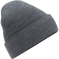 Klassische weiche Rippstrick-Beanie