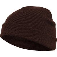 Klassische Beanie-Mütze mit Umschlag
