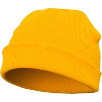 Klassische Beanie-Mütze mit Umschlag