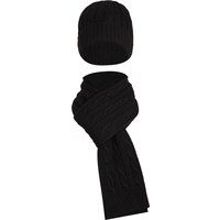 Klassisches Zopfstrick Winter-Duo