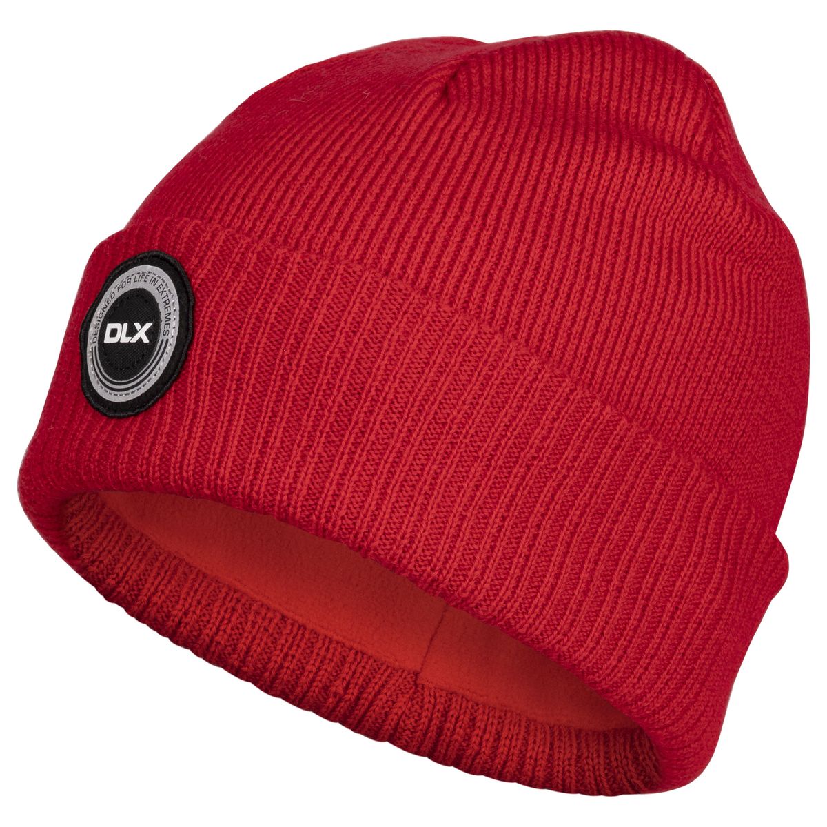 Gefütterte Rippstrick-Beanie aus Merinowolle