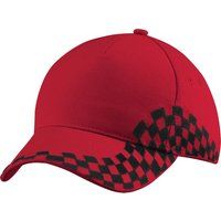 Baseballkappe mit Rennflaggen Design