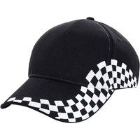 Baseballkappe mit Rennflaggen-Stickerei