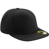 Strukturierte Five-Panel Snapback mit flachem Schirm