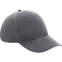 Klassische 6-Panel-Kappe in Graphitgrau