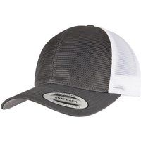Zweifarbige Mesh Snapback Trucker Kappe
