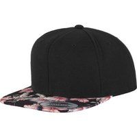 Cap mit floral bedrucktem Schirm
