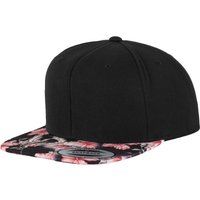 Snapback-Cap mit floralem Akzent-Schirm
