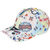 Baseballkappe mit Grafikprint und Strass