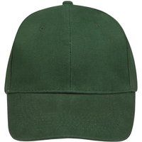 6-Panel-Baseballkappe aus gebürsteter Baumwolle