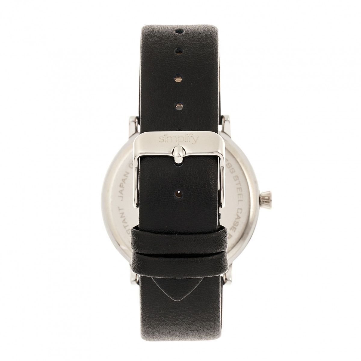 Minimalistische Analog-Armbanduhr mit Lederband