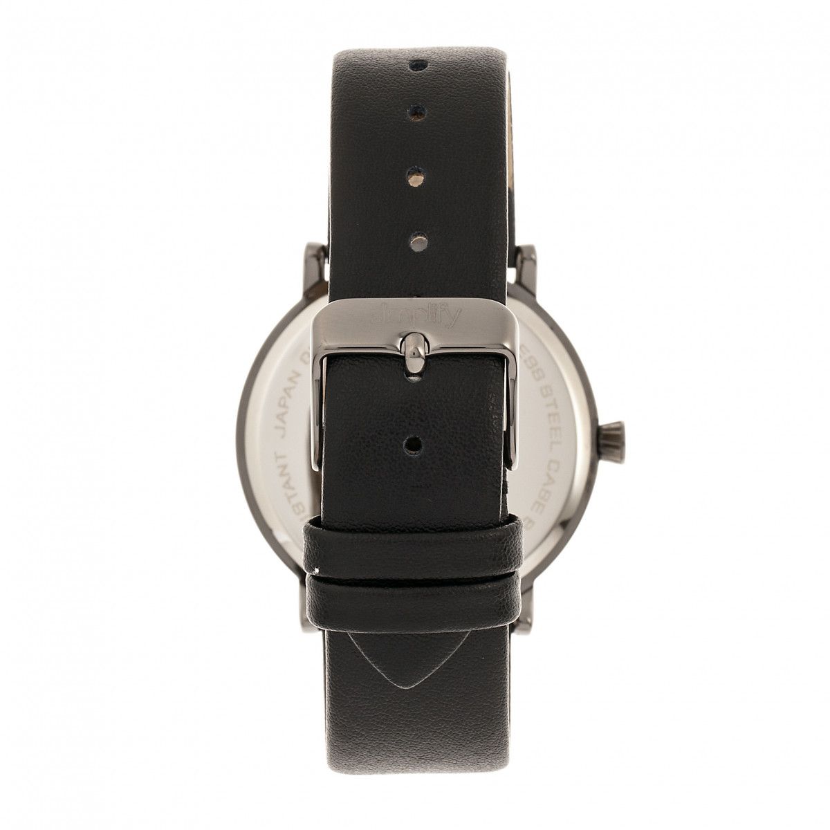 Minimalistische Analoguhr mit Lederarmband