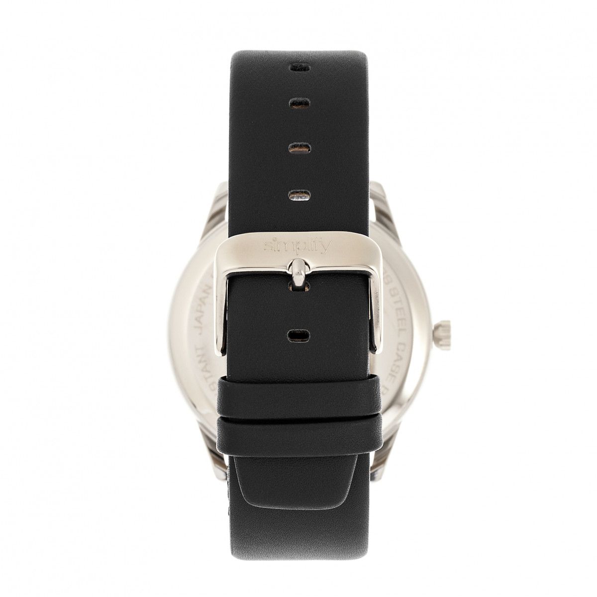 Minimalistische Analoguhr mit Lederarmband