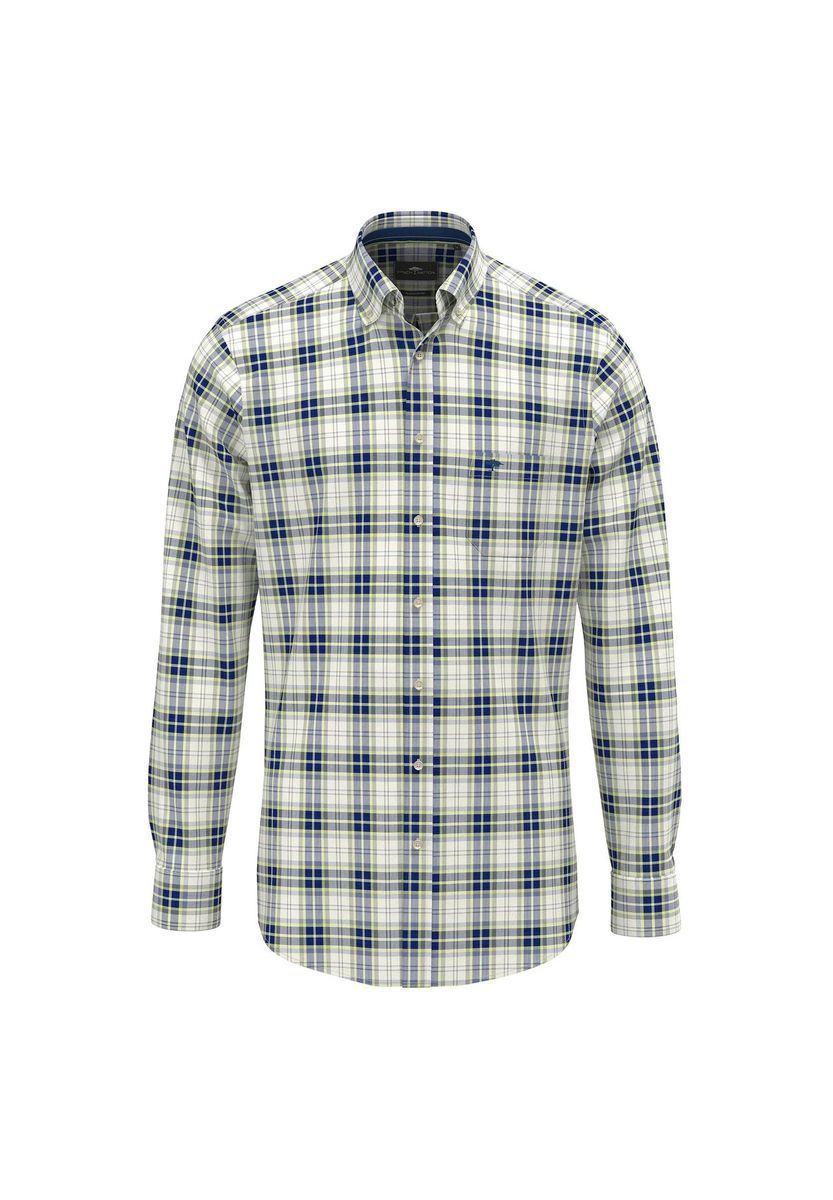 Herren Langarm Freizeithemd mit Karomuster