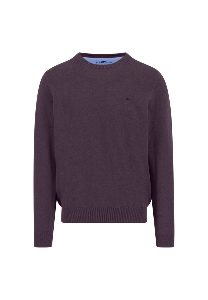 Klassischer Baumwollstrickpullover