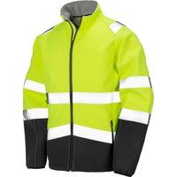 Warnschutz Softshelljacke für Herren