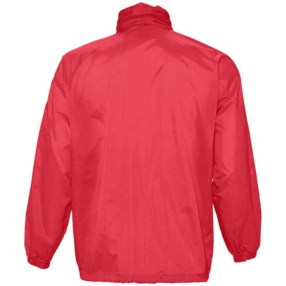 Wasserabweisende Windjacke mit verstaubarer Kapuze