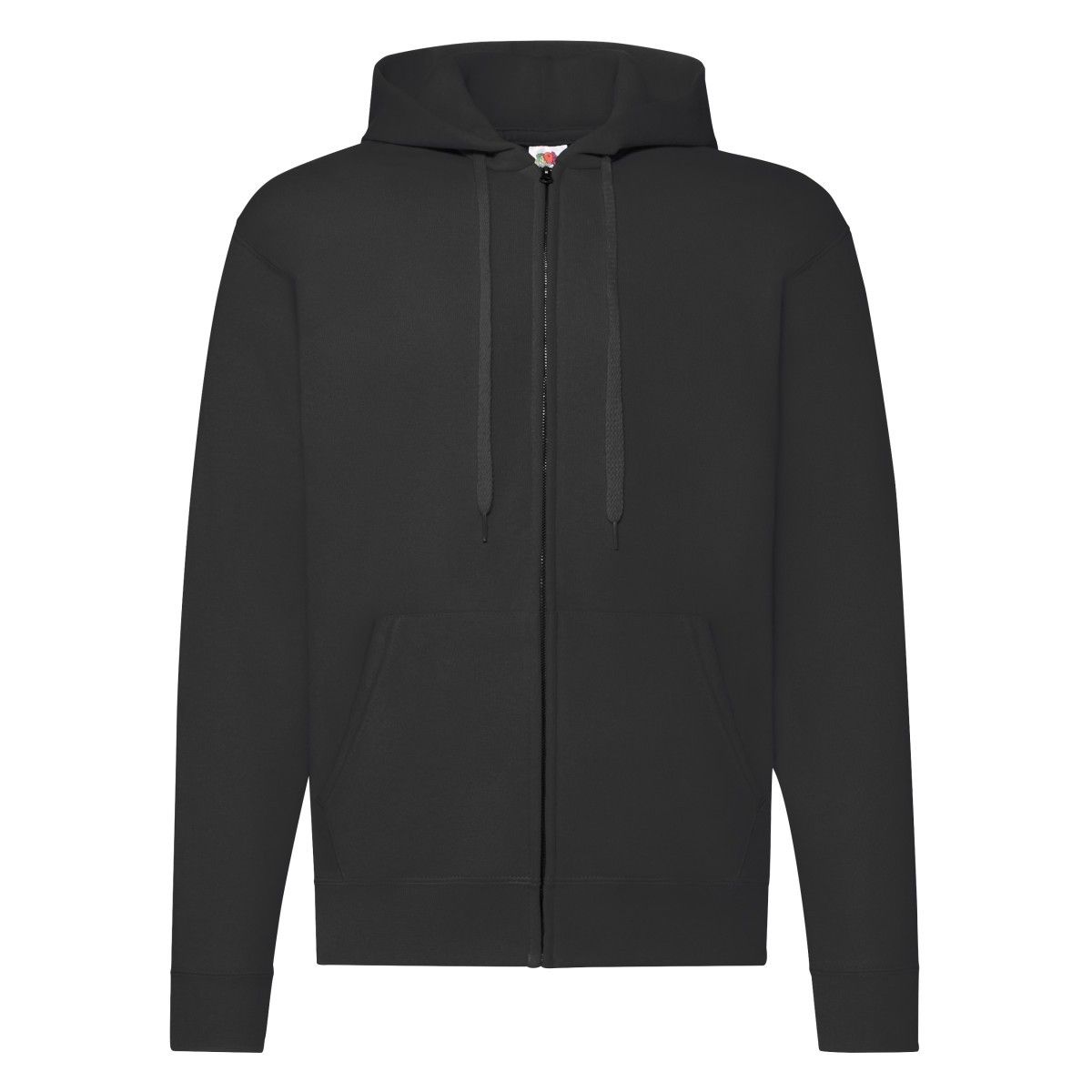 Klassischer Fleece-Hoodie mit Reißverschluss