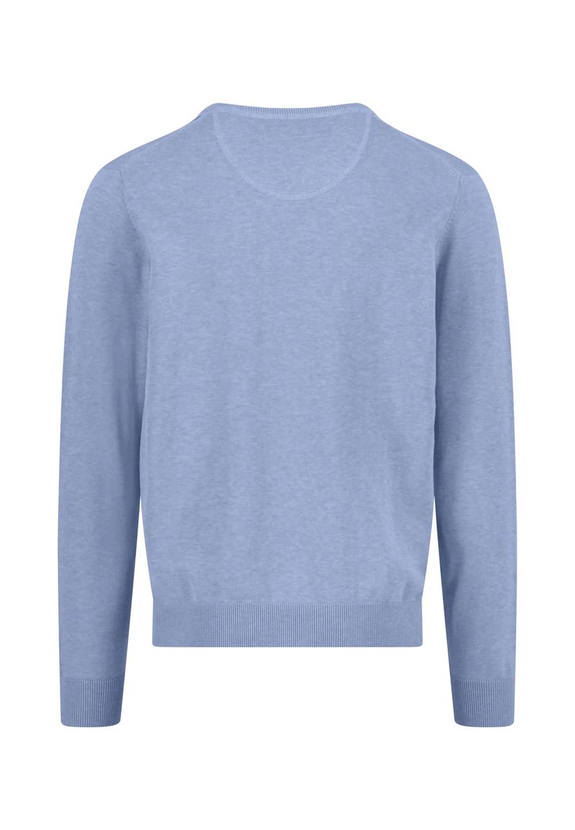 Feiner Baumwoll-Pullover mit V-Ausschnitt für Herren