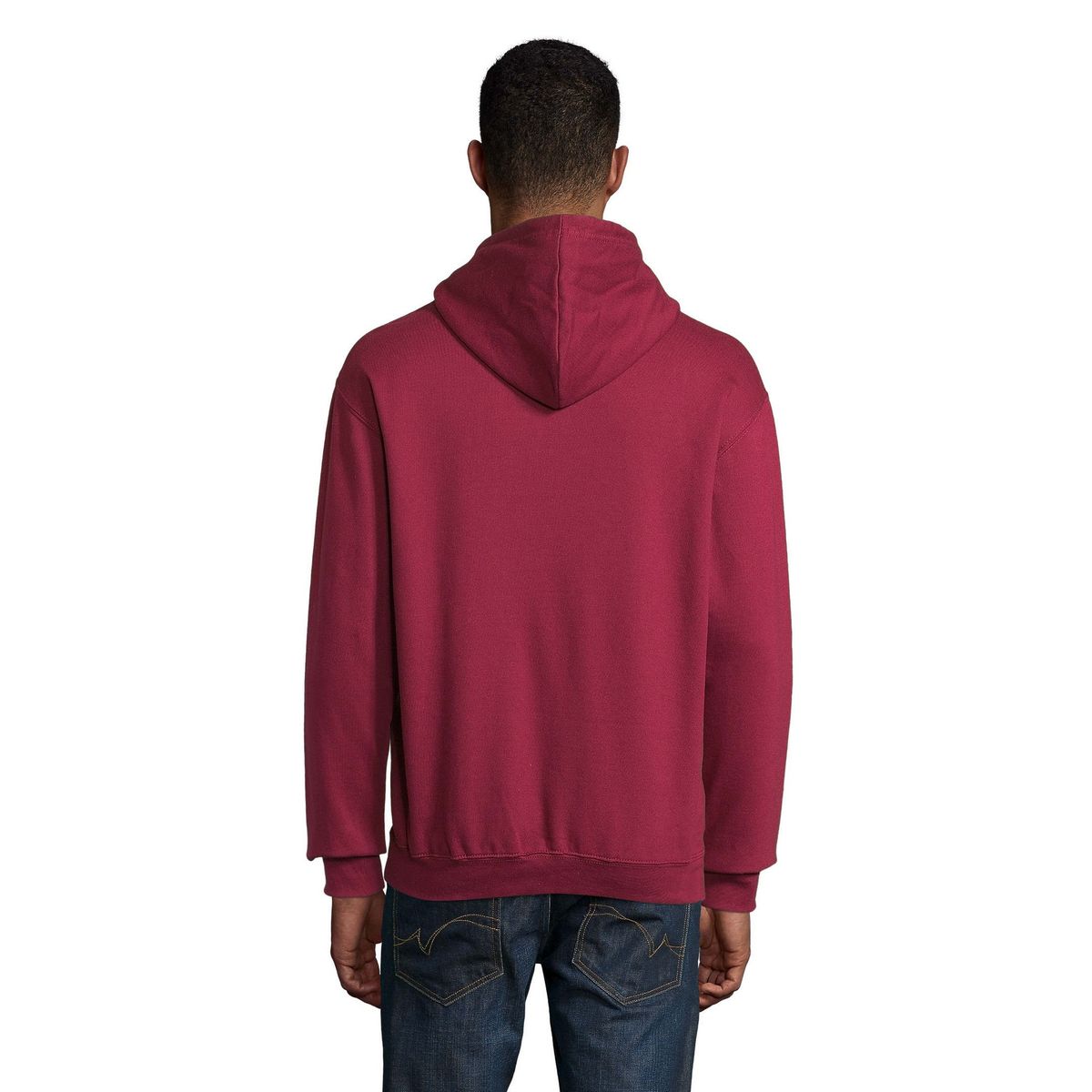 Klassischer Kapuzenpullover mit Kängurutasche