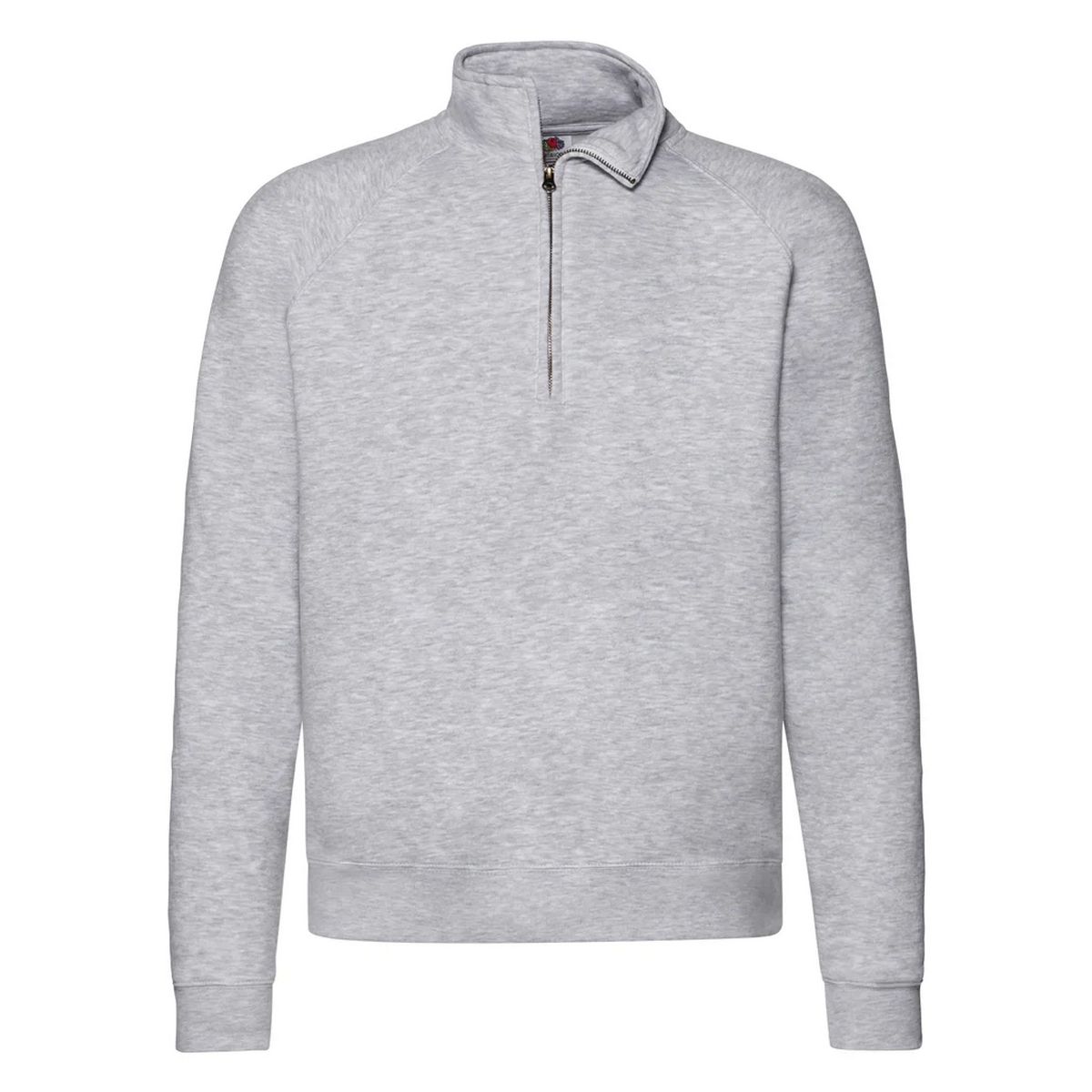 Sweatshirt mit Viertelreißverschluss und Raglanärmeln