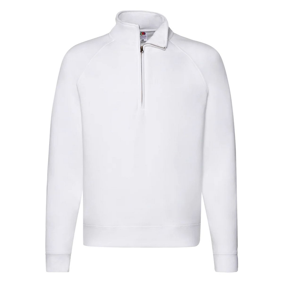 Premium Raglan-Sweatshirt mit Viertelreißverschluss