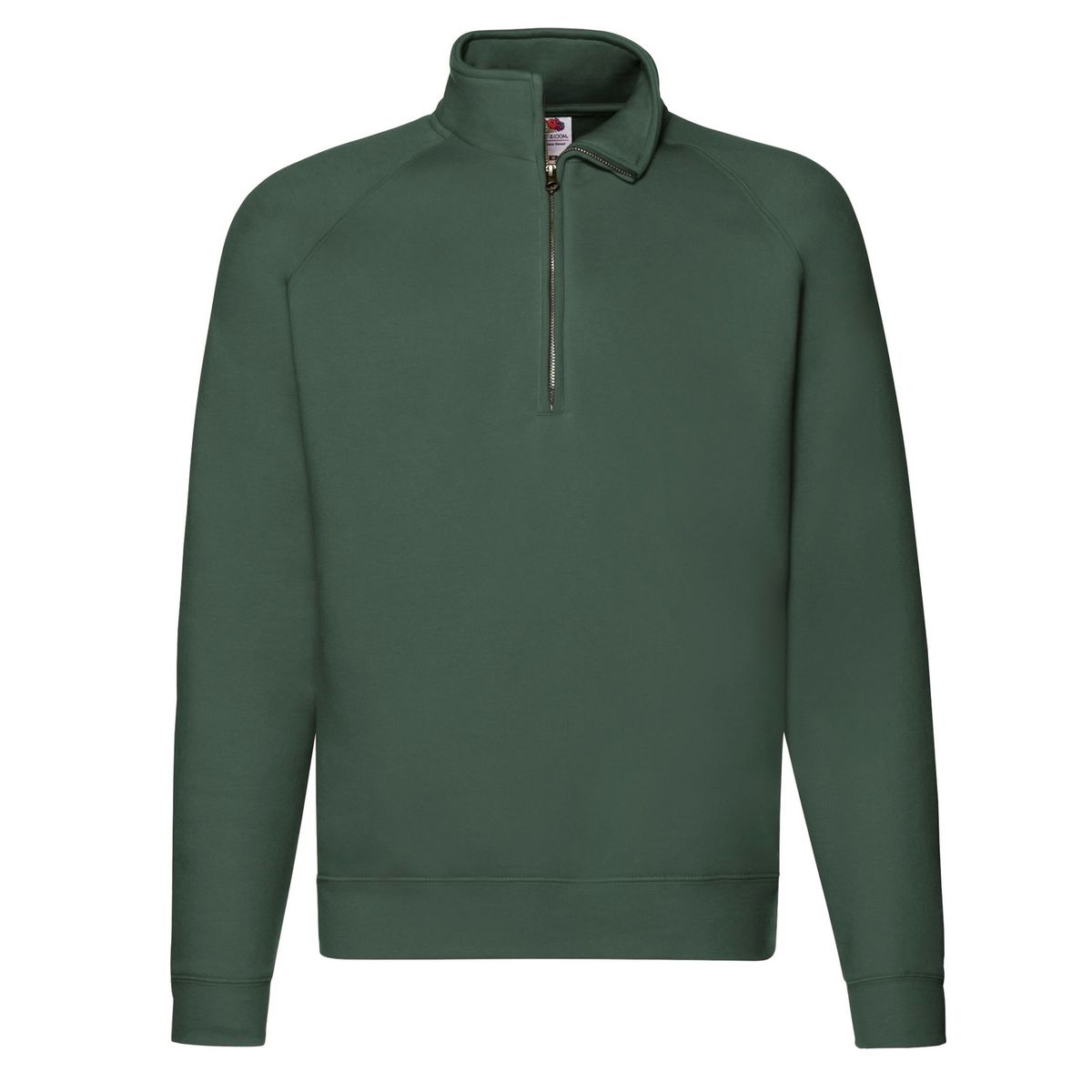 Raglan-Sweatshirt mit Viertelreißverschluss