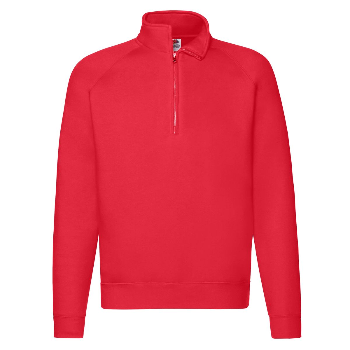 Raglan-Sweatshirt mit Viertel-Reißverschluss