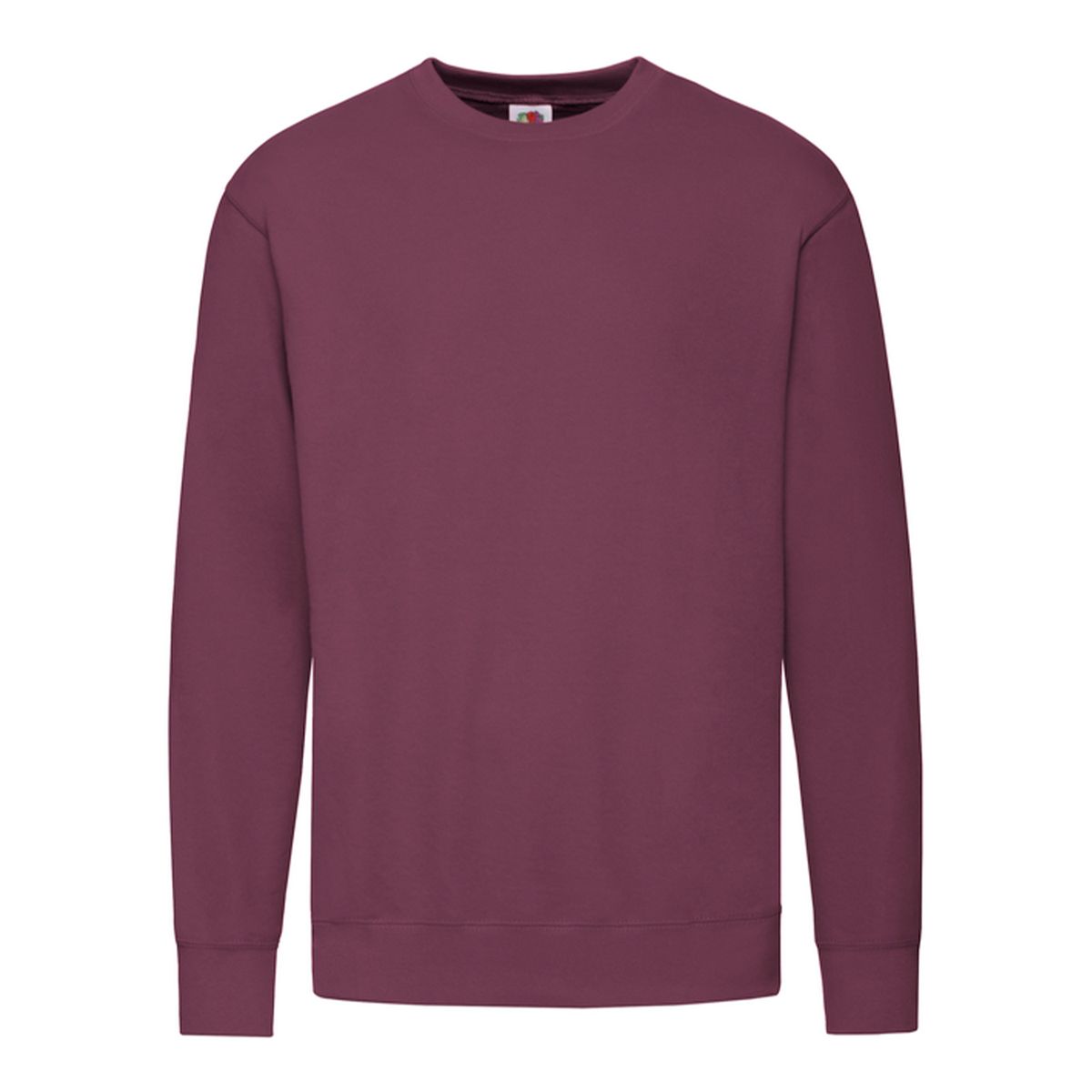 Klassisches Fleece-Sweatshirt mit Rundhalsausschnitt